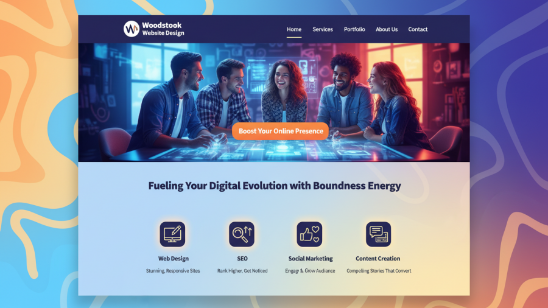 Energetic Woodstock Website Design by a dynamic marketing agency
